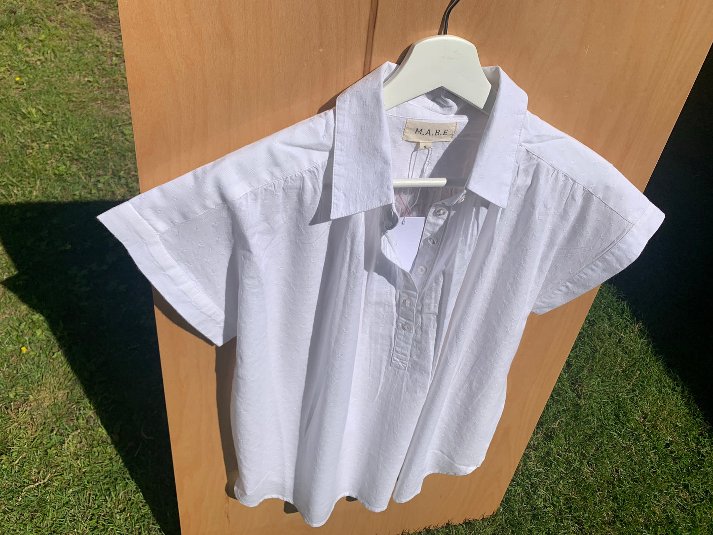 MABE apparel White Remi Top