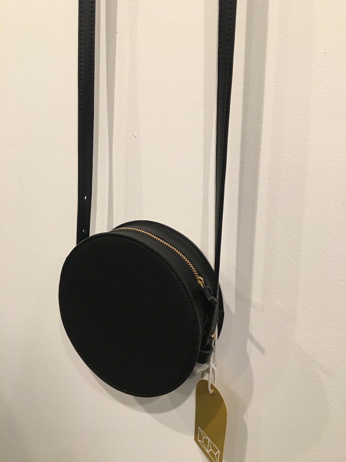 Minor History Mini Moon crossbody leather bag