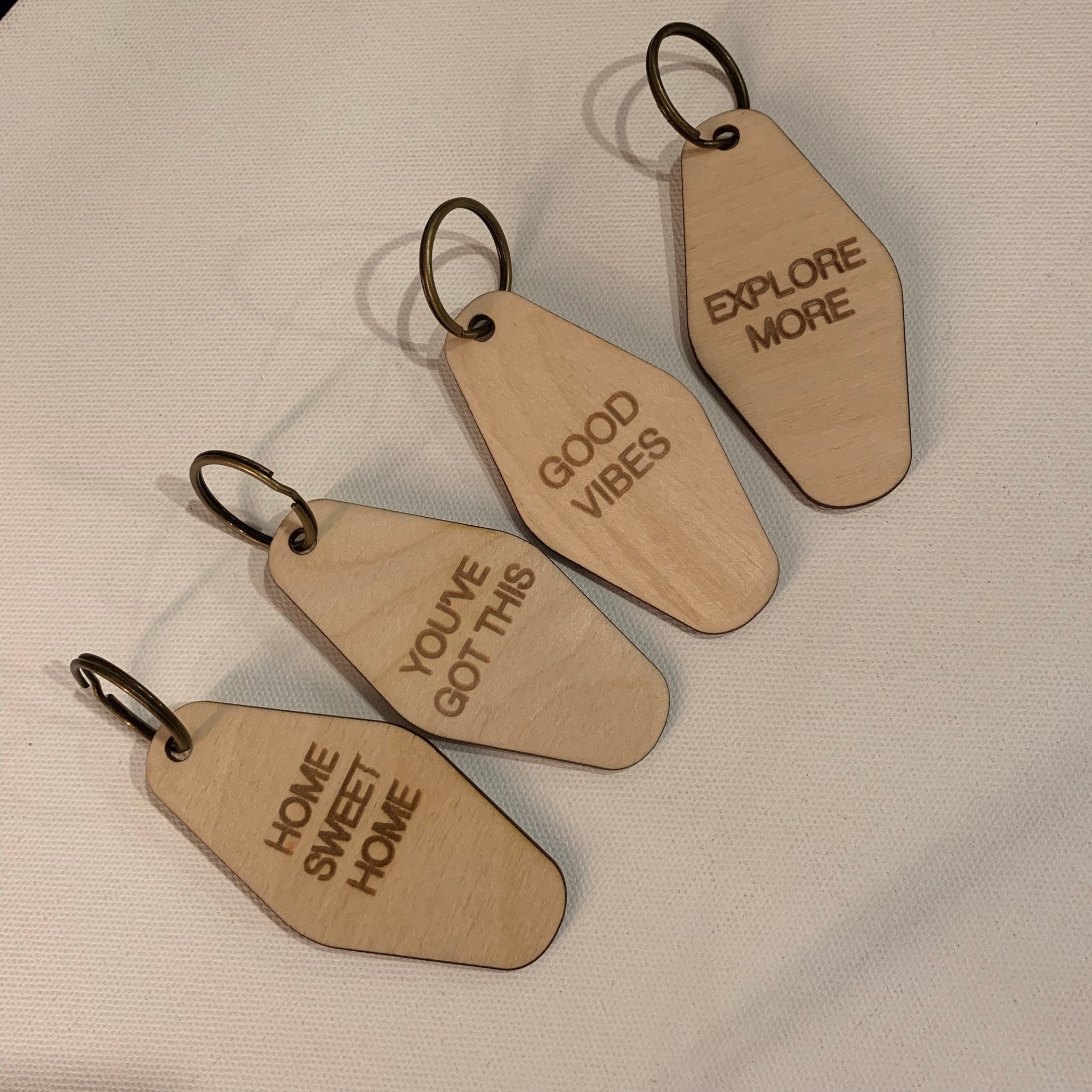 Savvie Studio Wood Retro Key Fob