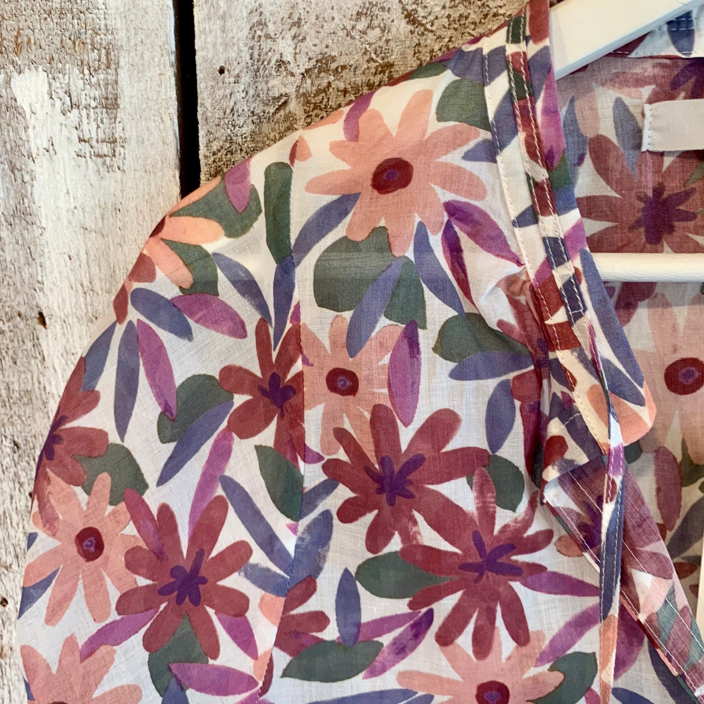 Humanoid Thamm rosewood print top S