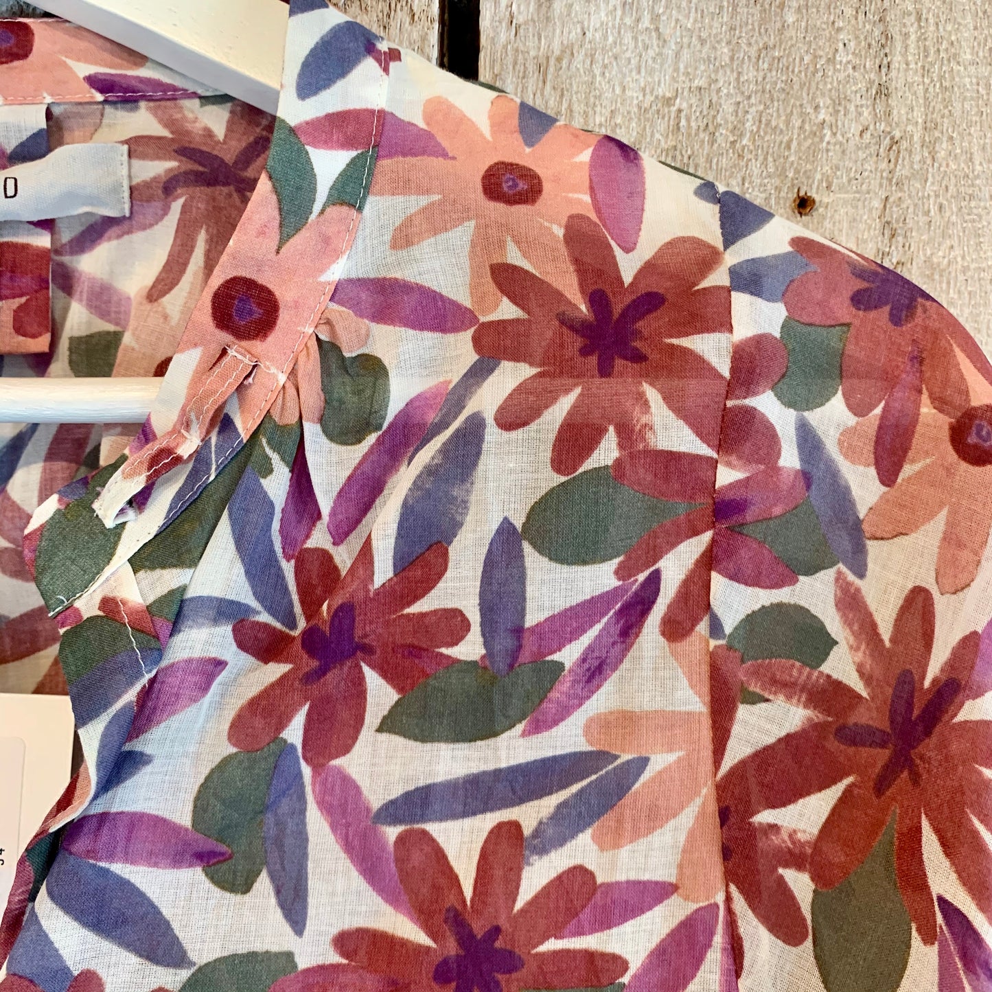 Humanoid Thamm rosewood print top S