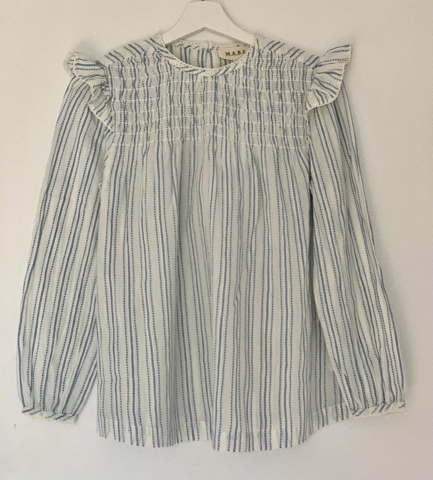 MABE apparel Rae Ecru Stripe Top
