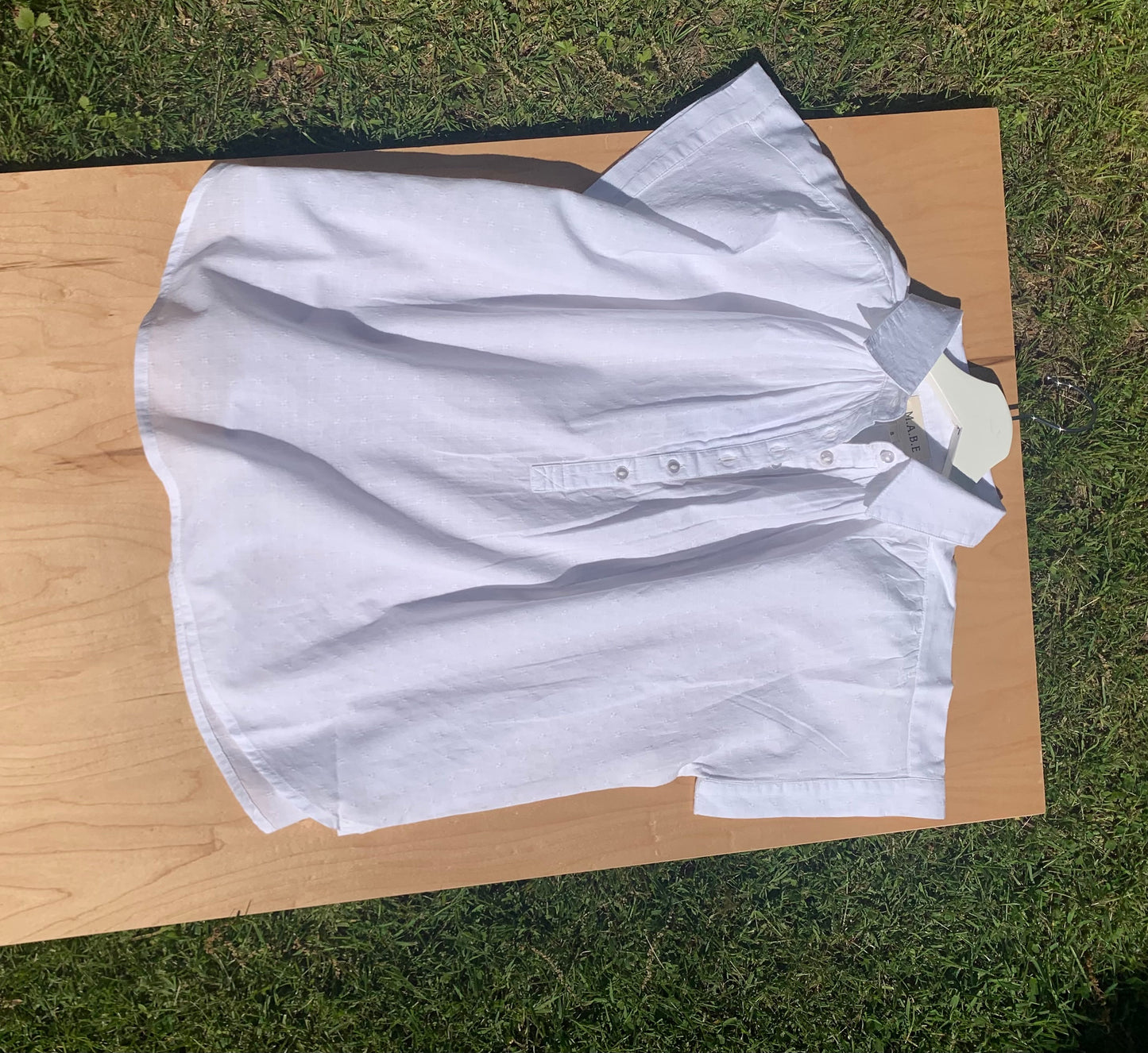 MABE apparel White Remi Top