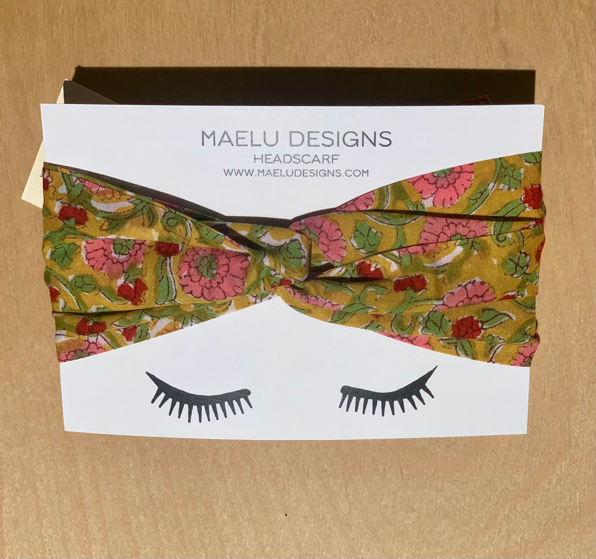 Maelu Designs Headscarf Alma + Maya print