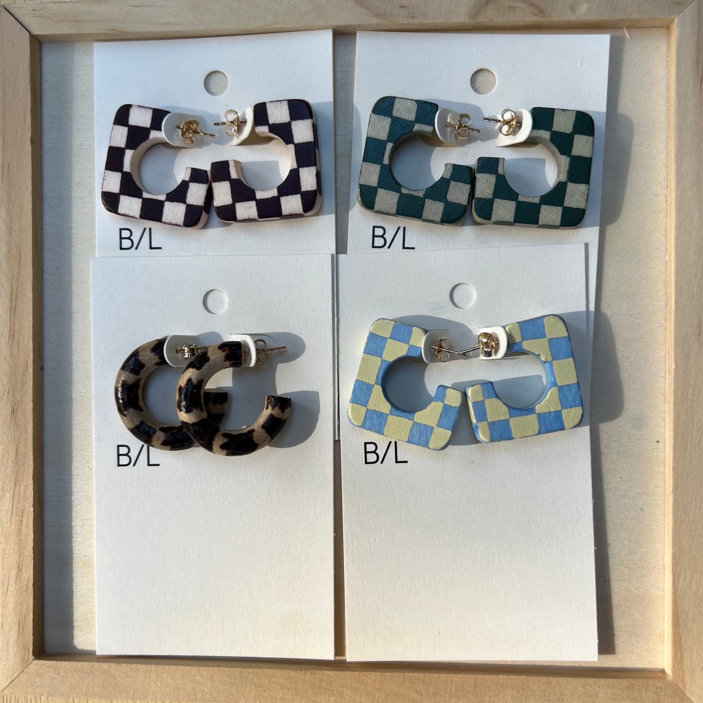 Binky and Lulu Leopard Mini Hoop Earring