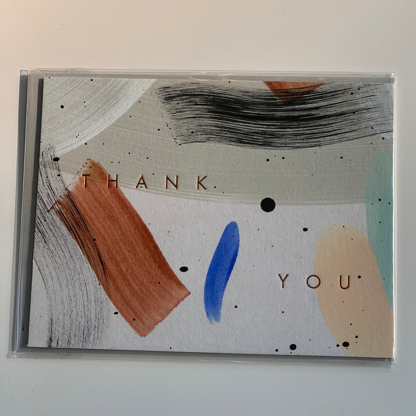 Moglea Hand painted Thank you card
