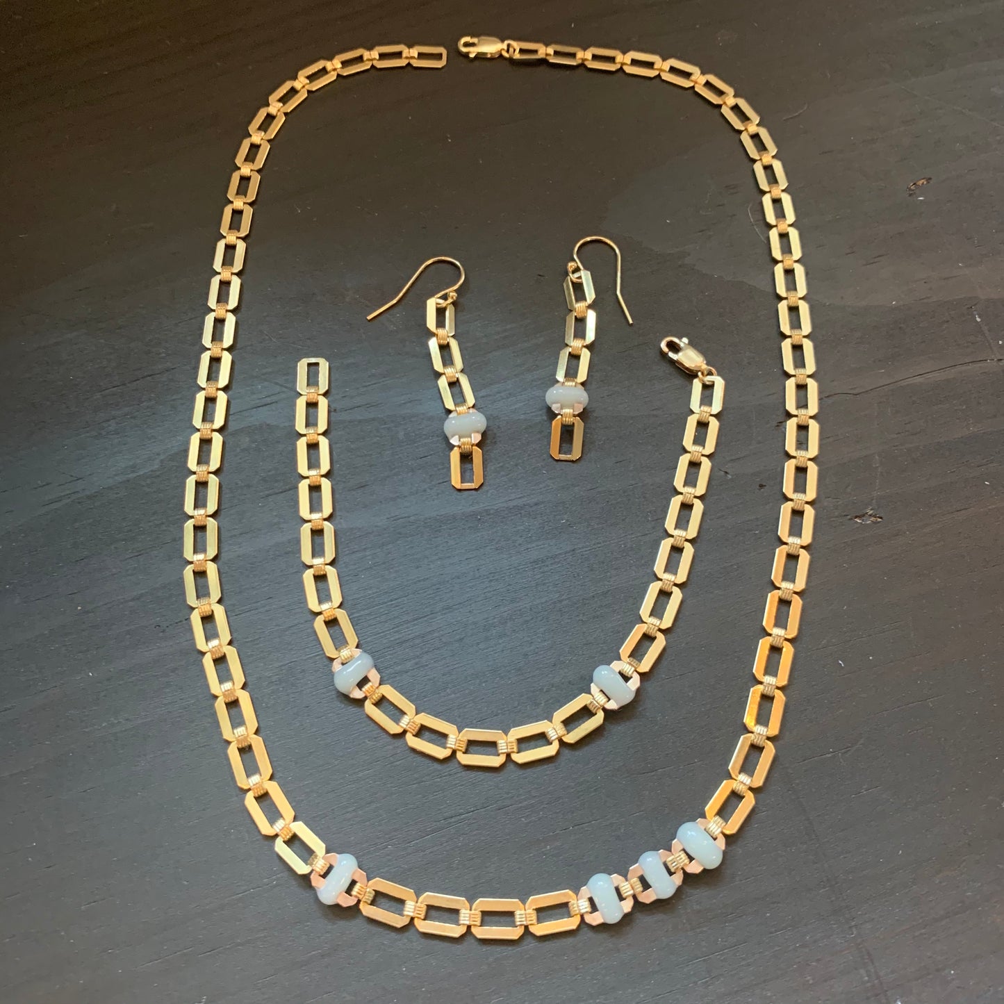 Verre Modern Maille bracelet