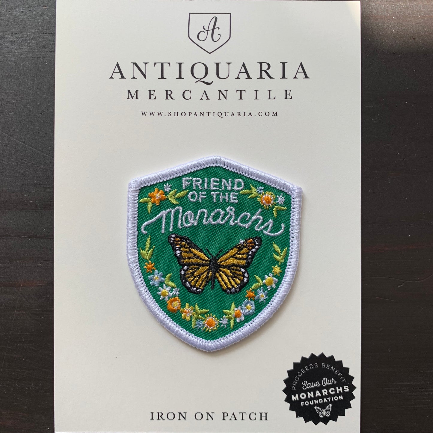 Antiquaria Embroidered Patch Wildflower