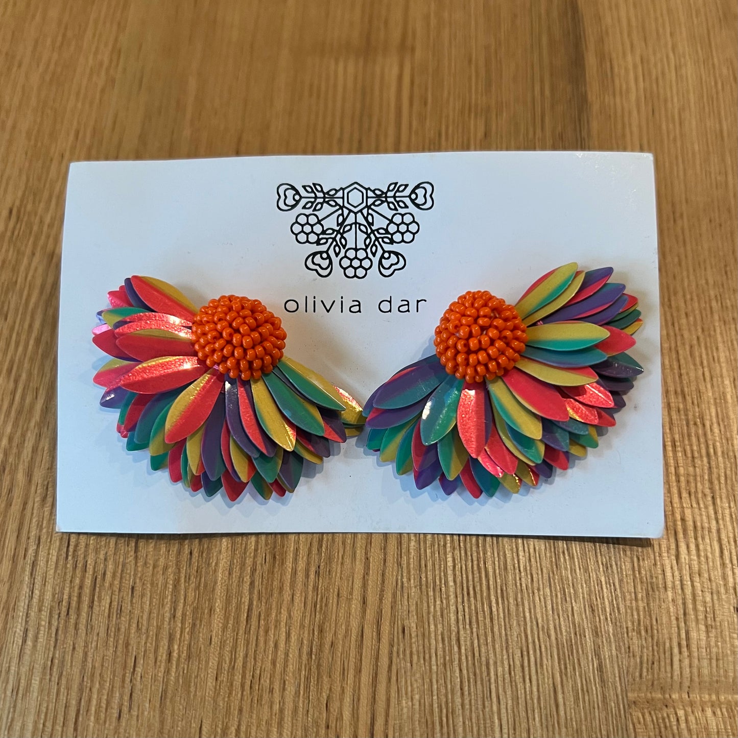 Olivia Dar Marigold Earring Pair Multi