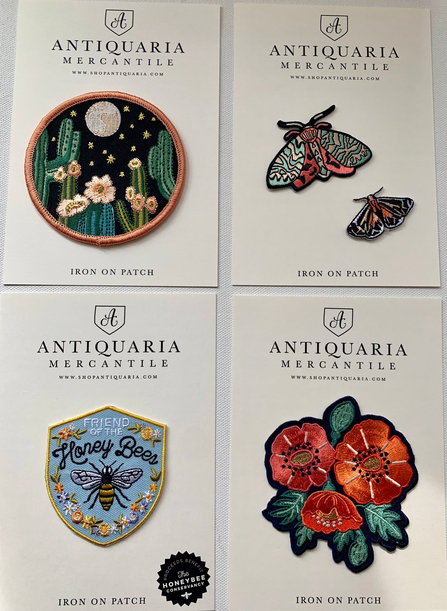 Antiquaria Embroidered Patch Wildflower