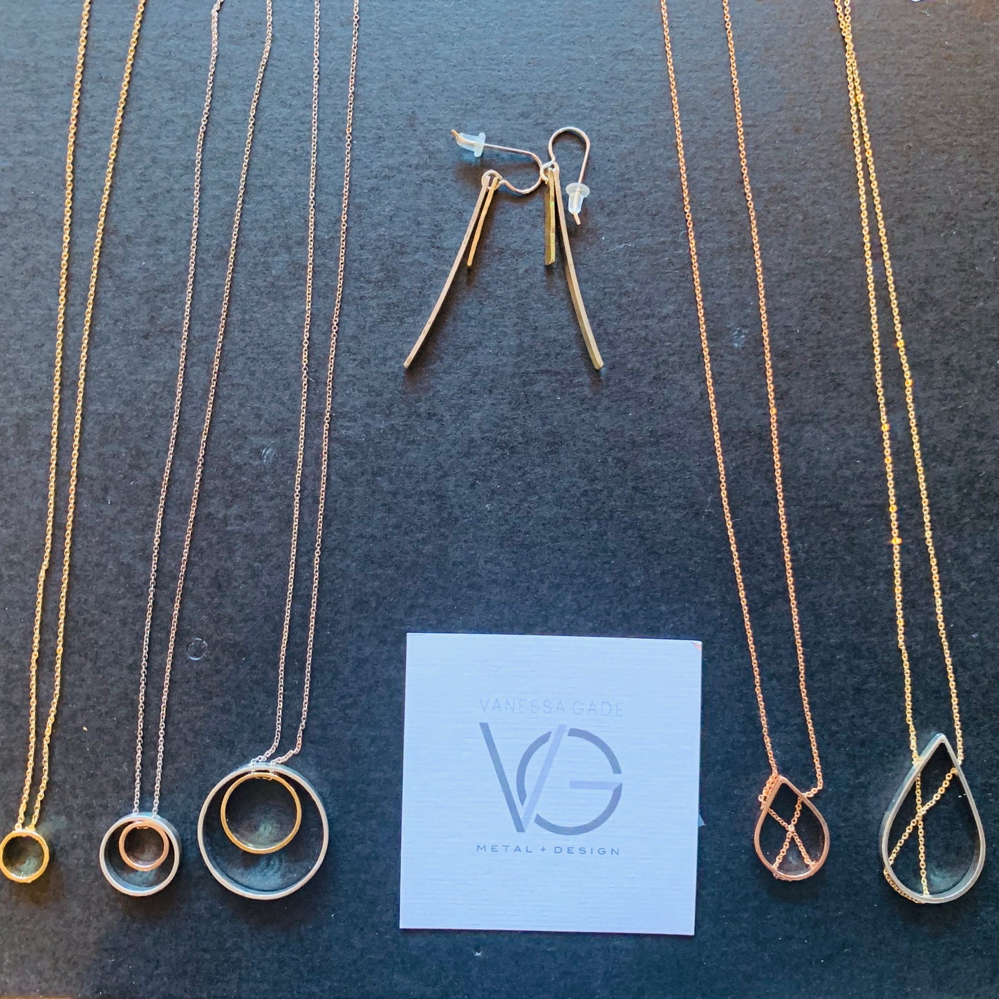 Vanessa Gade Duoline Earring pair