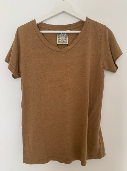 Paige V-Neck Tee | Jungmaven Hemp Clothing Coffee Bean / S