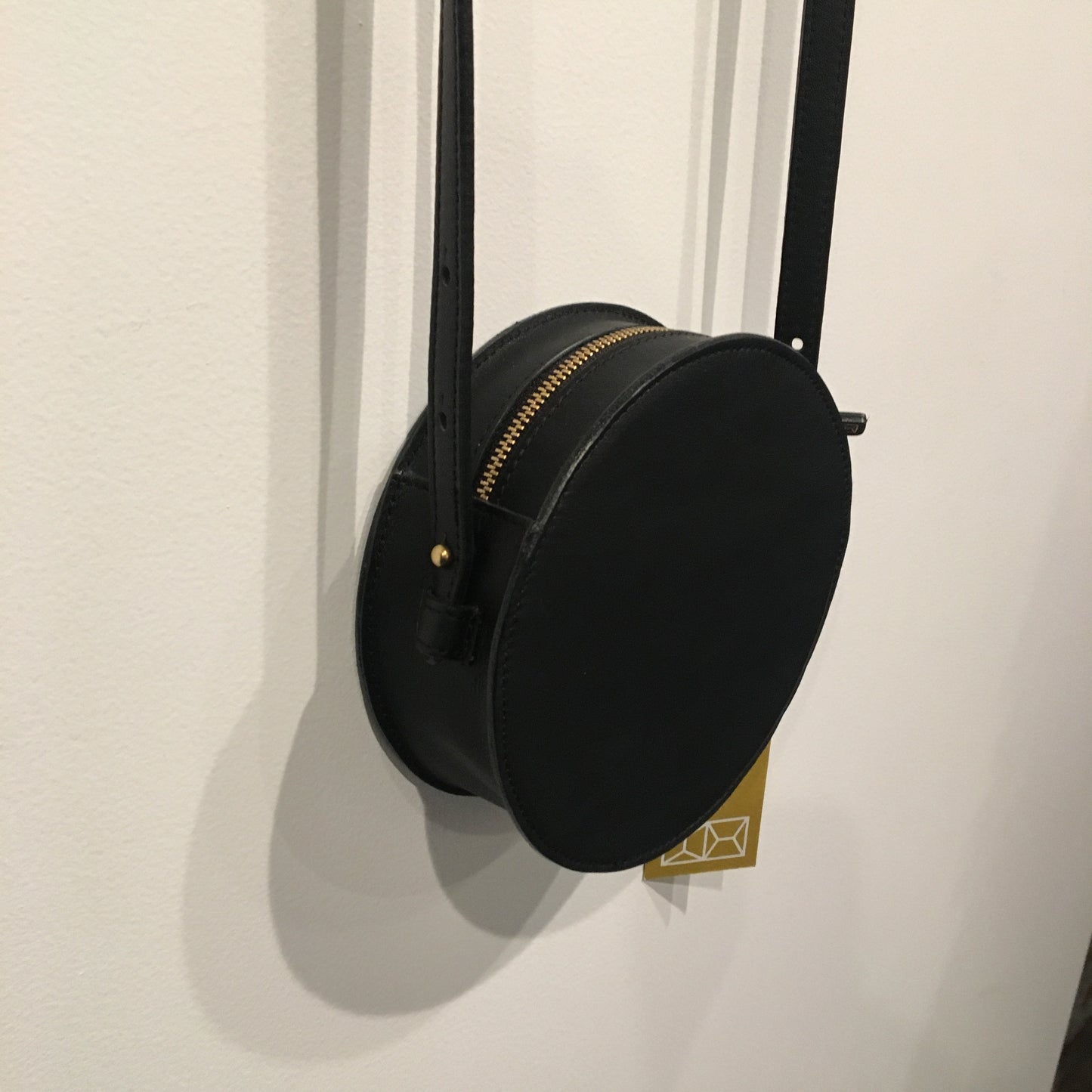 Minor History Mini Moon crossbody leather bag