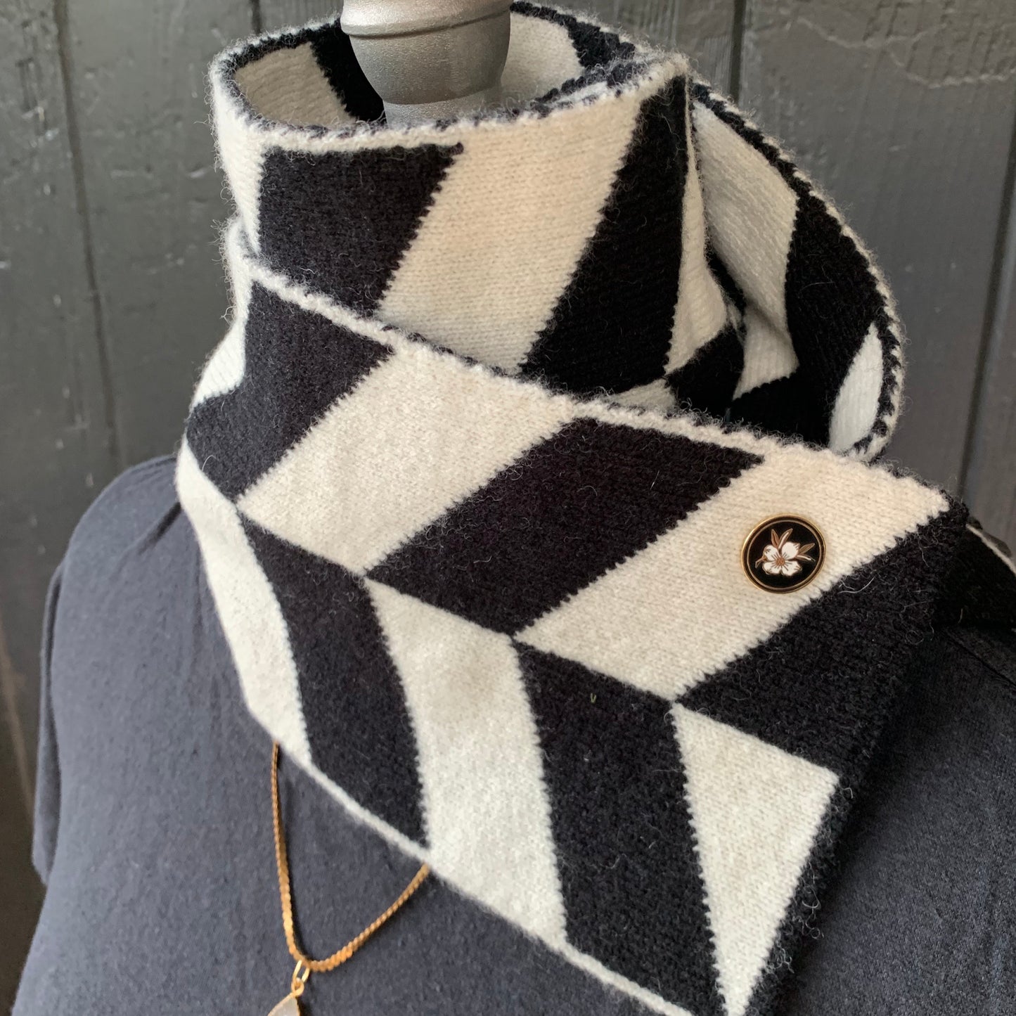 Green Thomas SHORTY Zag Black two tone