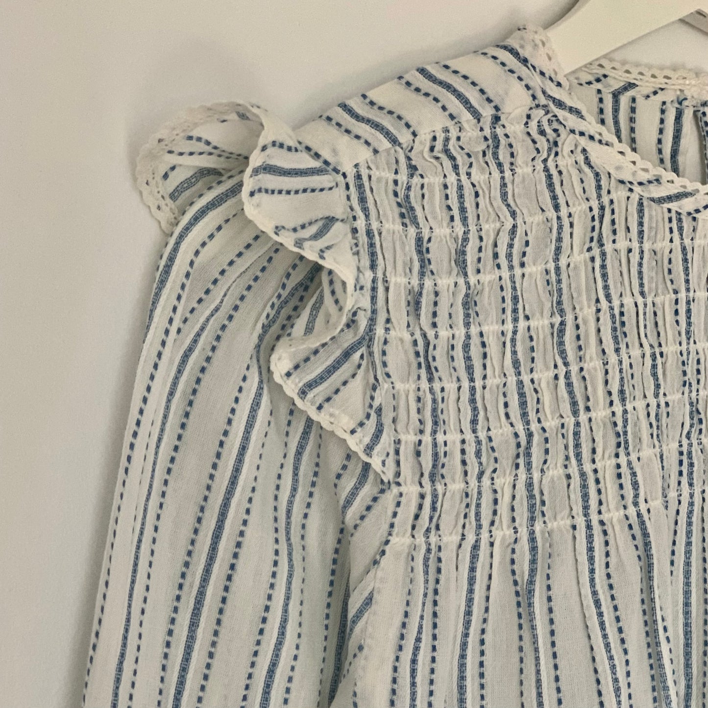 MABE apparel Rae Ecru Stripe Top