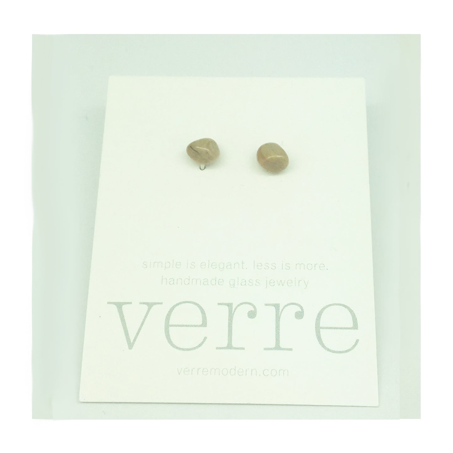 Verre Modern stud earrings