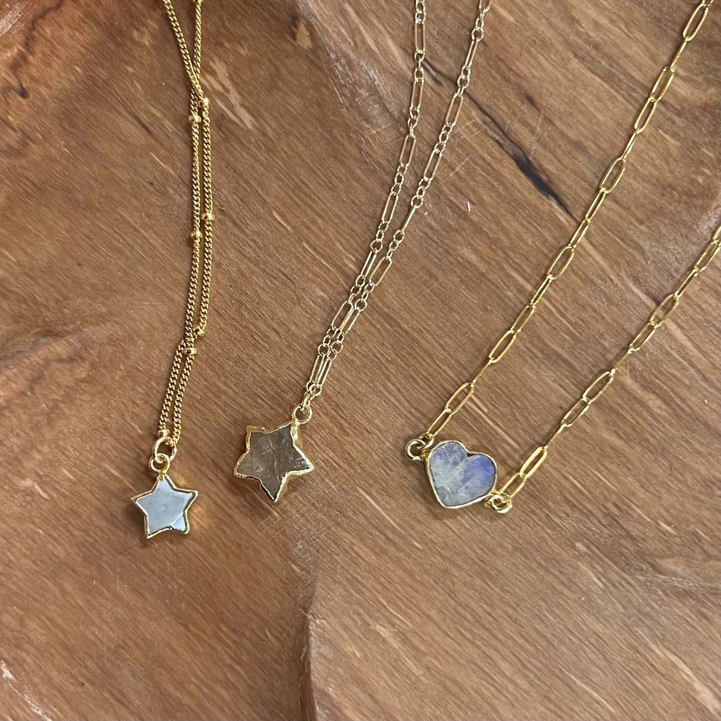 Stone Cooper Mother of Pearl Tiny Star necklace