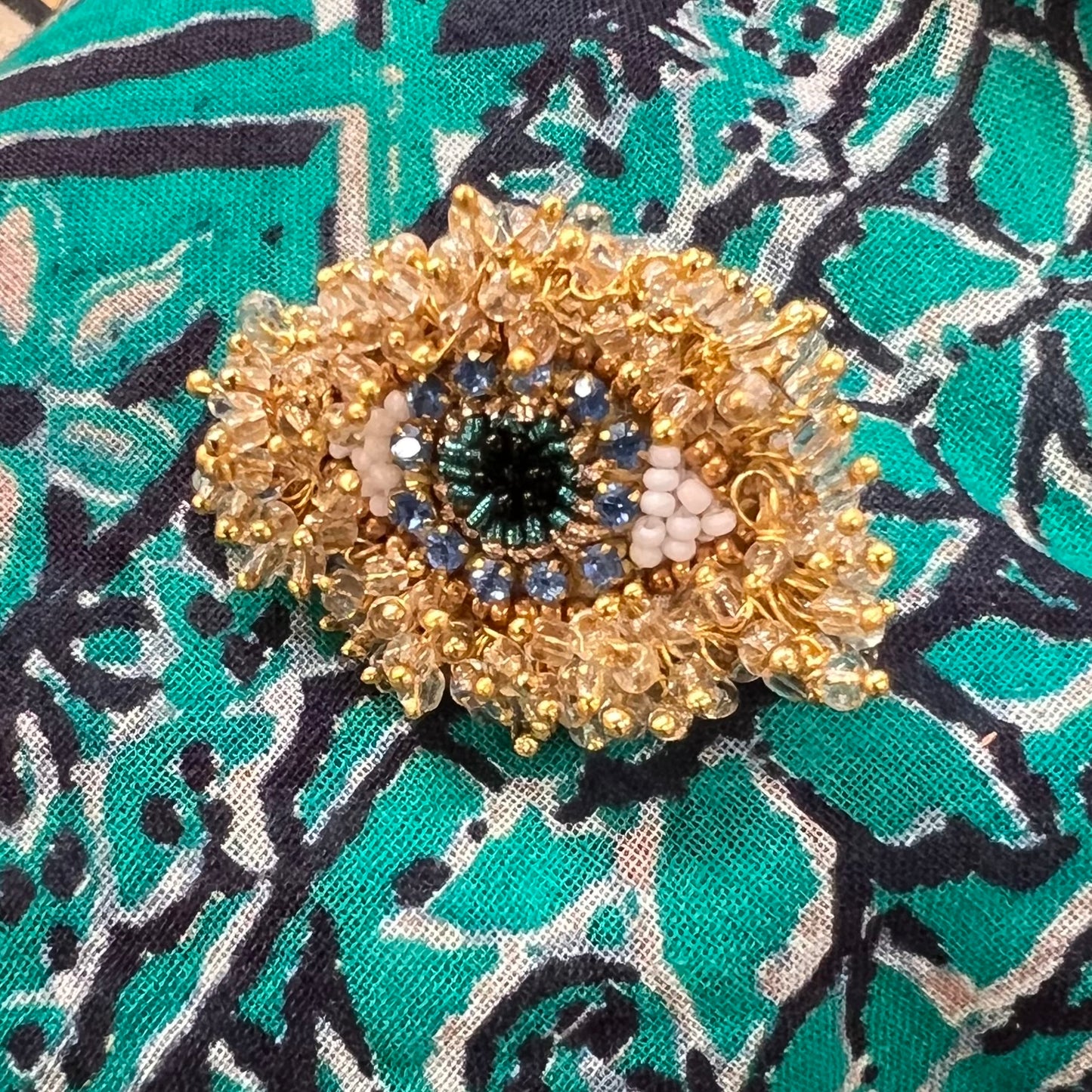 Olivia Dar Milos Brooches Blue