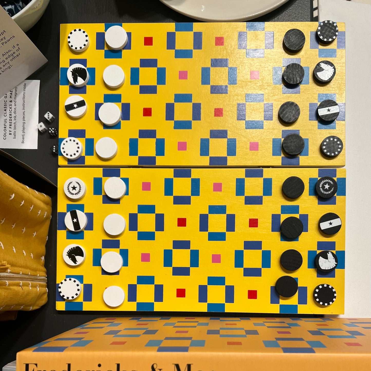 Fredericks & Mae games Checkers + Chess