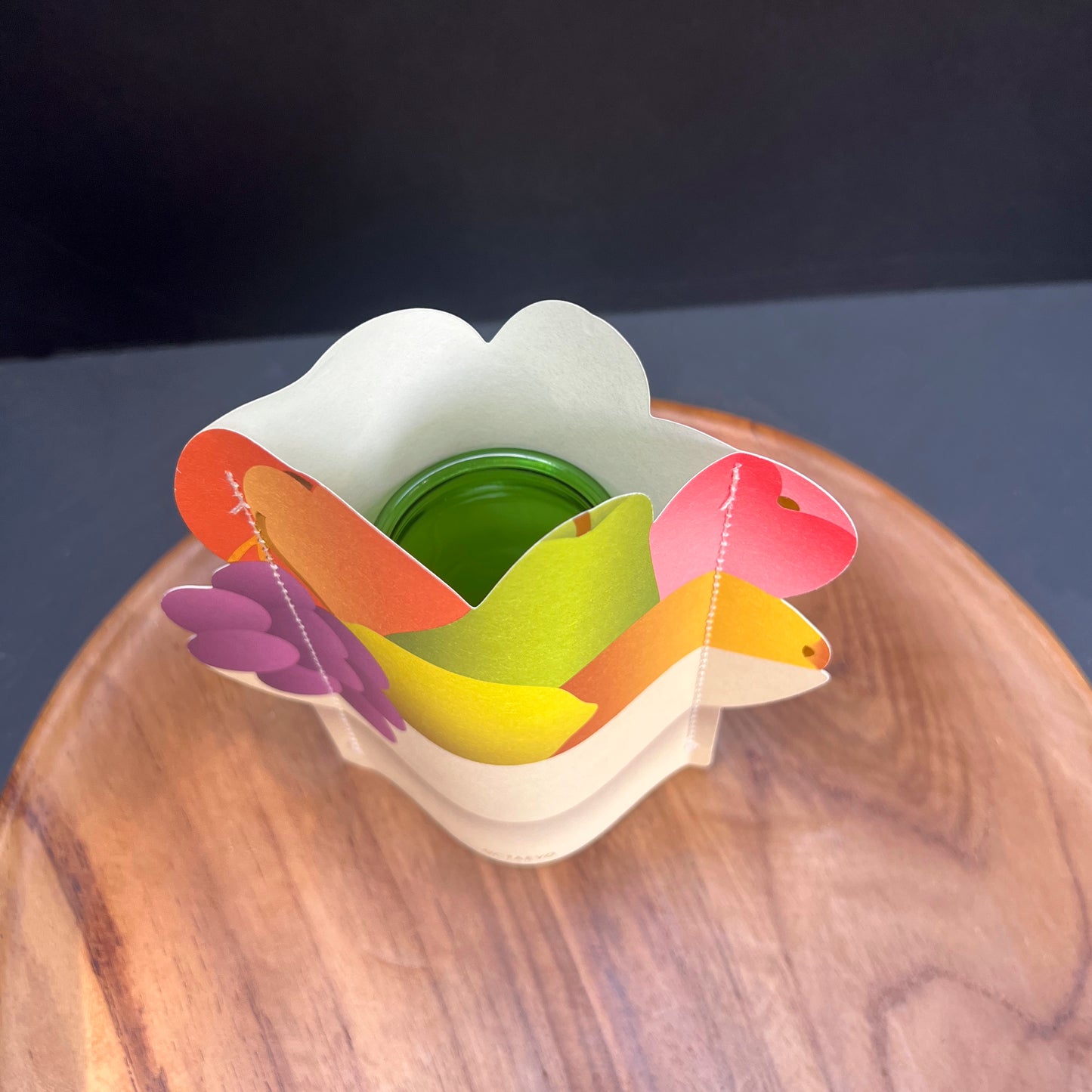 Octaevo Mini paper vase cover Fruit bowl