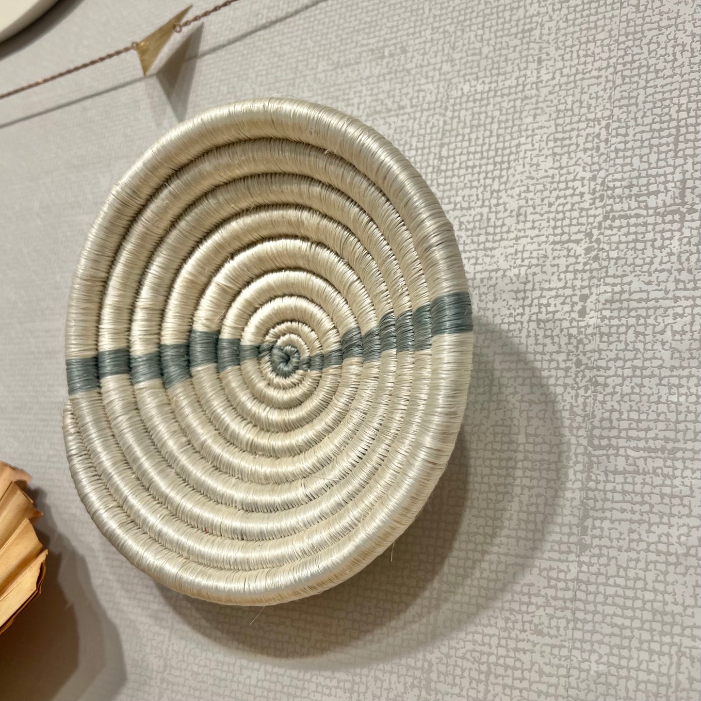 Kazi Woven Bowl - Stone 6" diameter