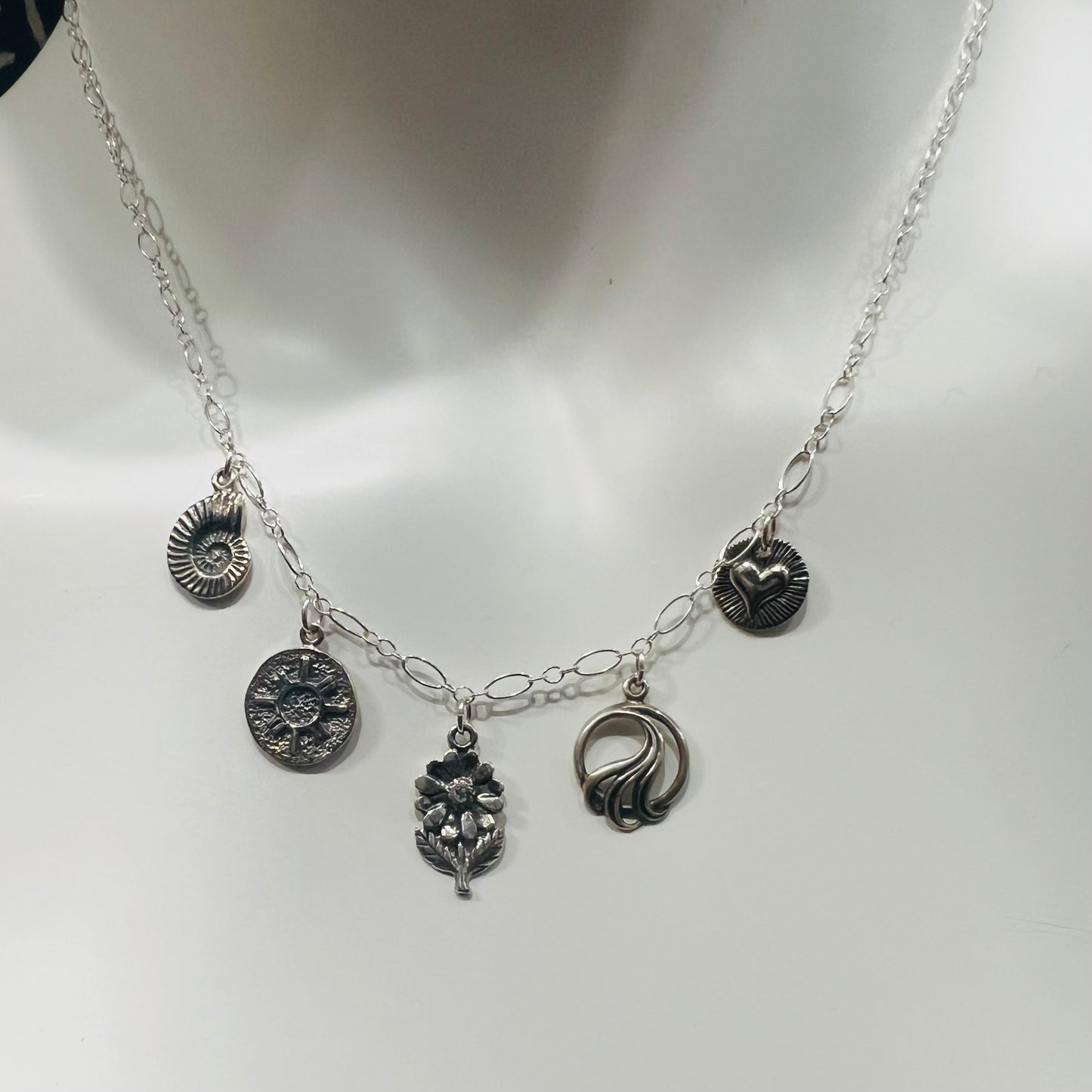 Stone Cooper Journey charm necklace