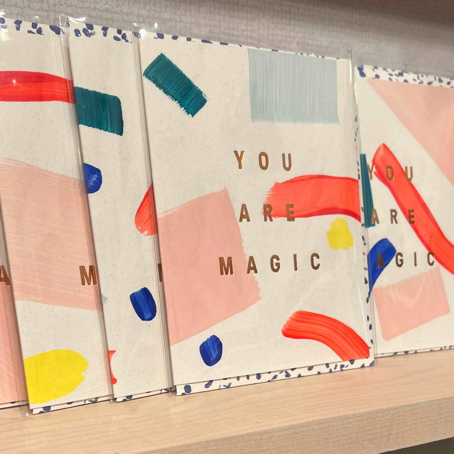 Moglea Hand painted card You are magic