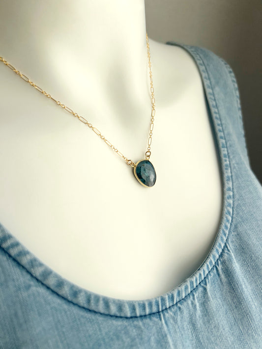 Stone Cooper Azurite necklace