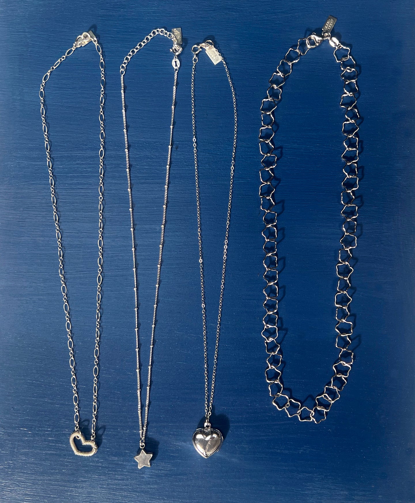 Stone Cooper Sterling Carabiner Necklace