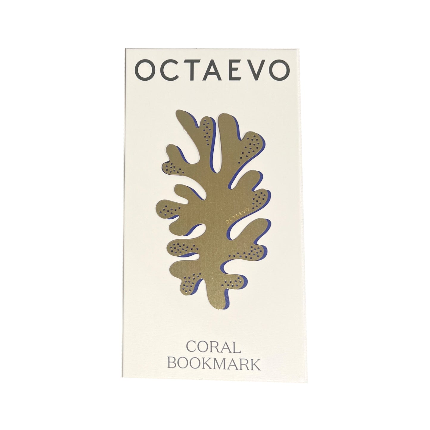 Octaevo Brass Coral Bookmark