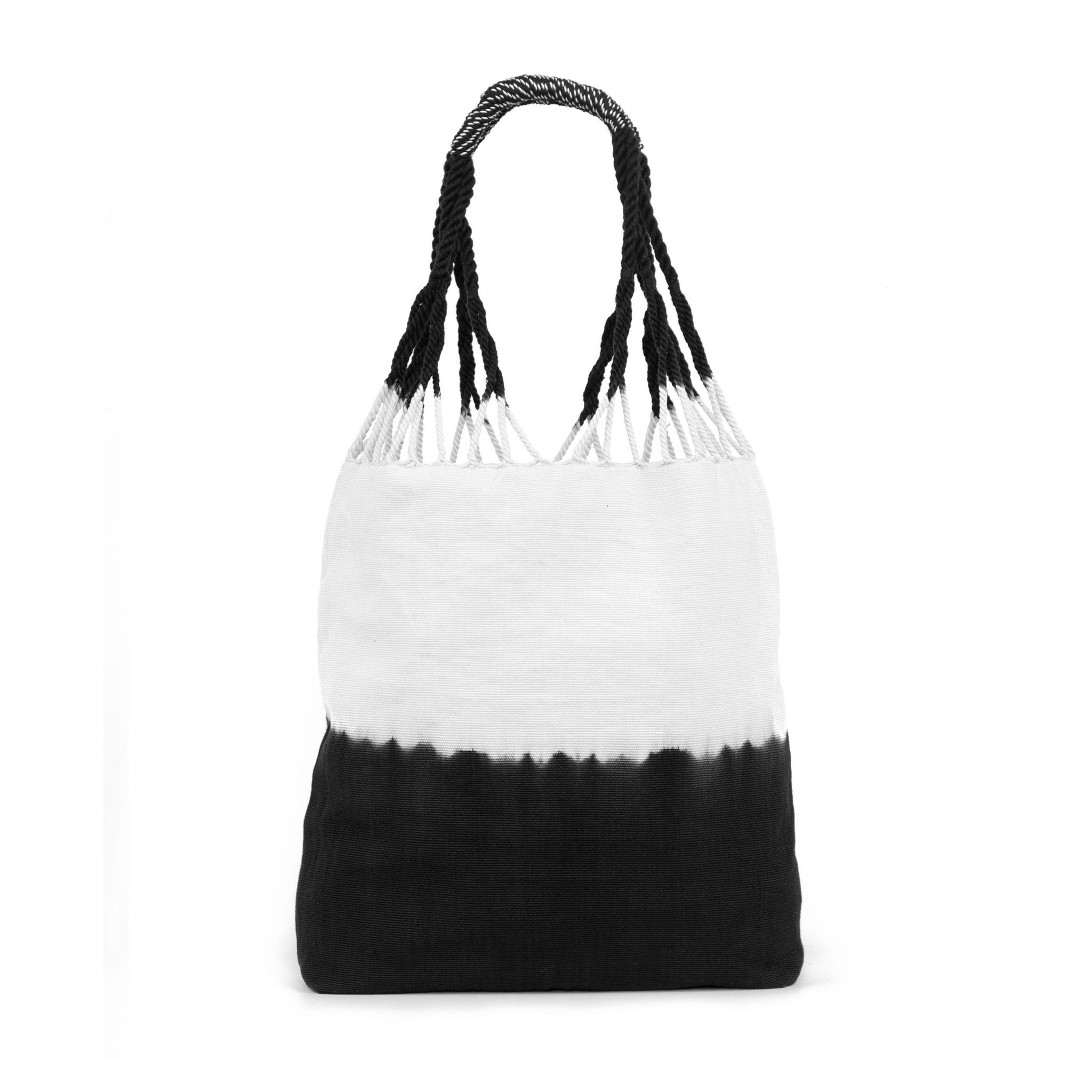 Mercado Global Mini Cristina - Black stripe zip pouch