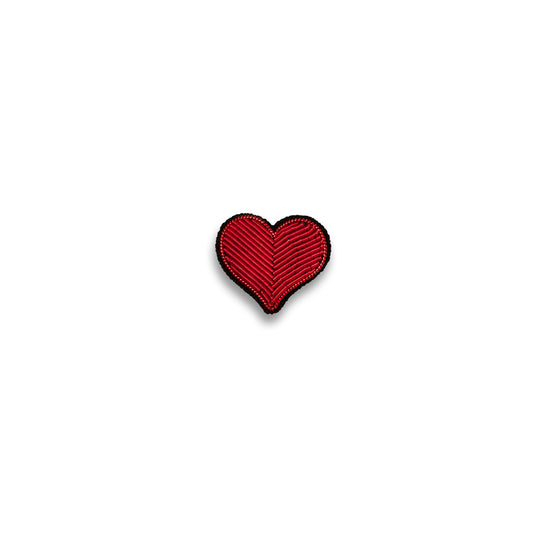 Macon & Les Quoy RED HEART - small Brooch pin