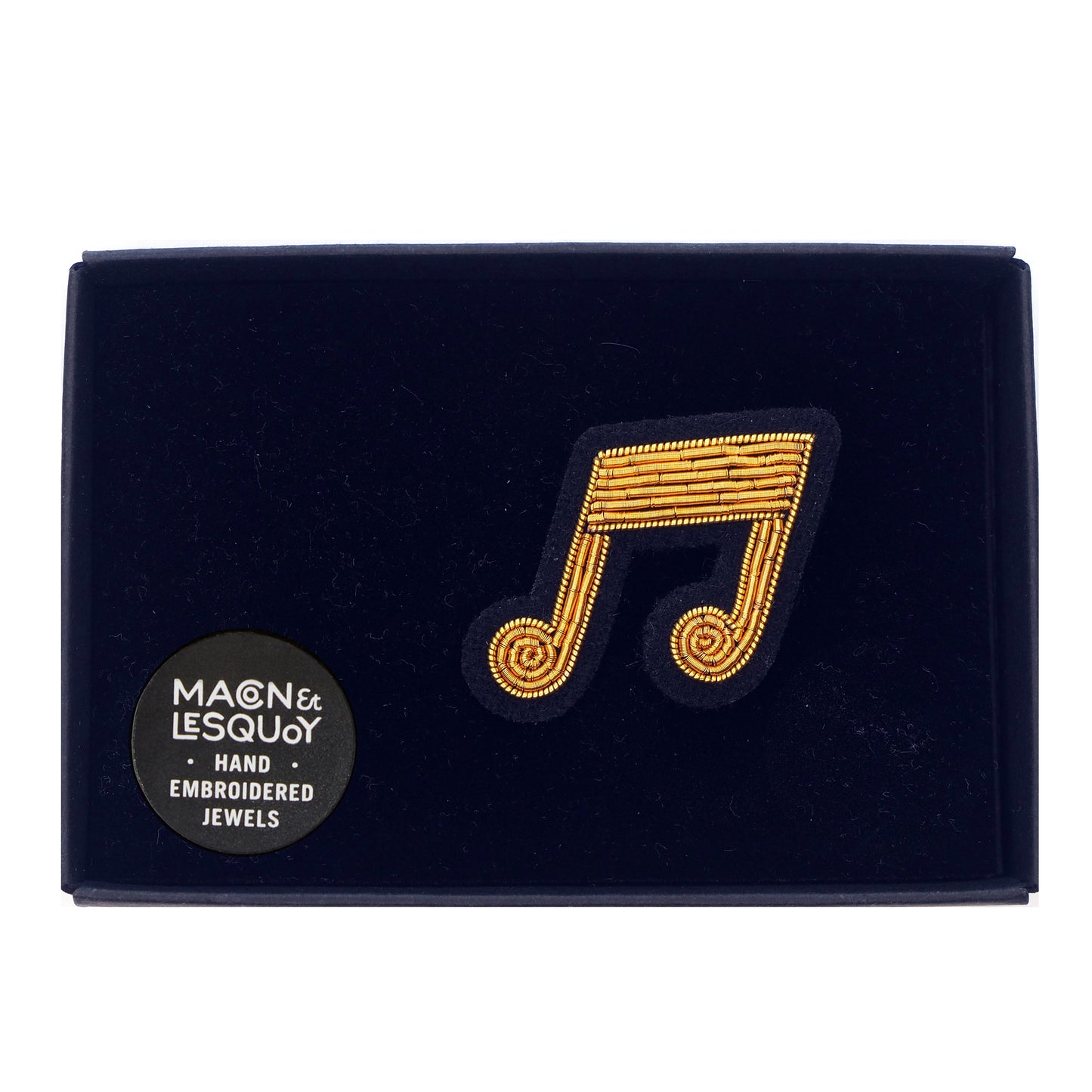 Macon & LesQuoy - Double Note -  Brooch pin