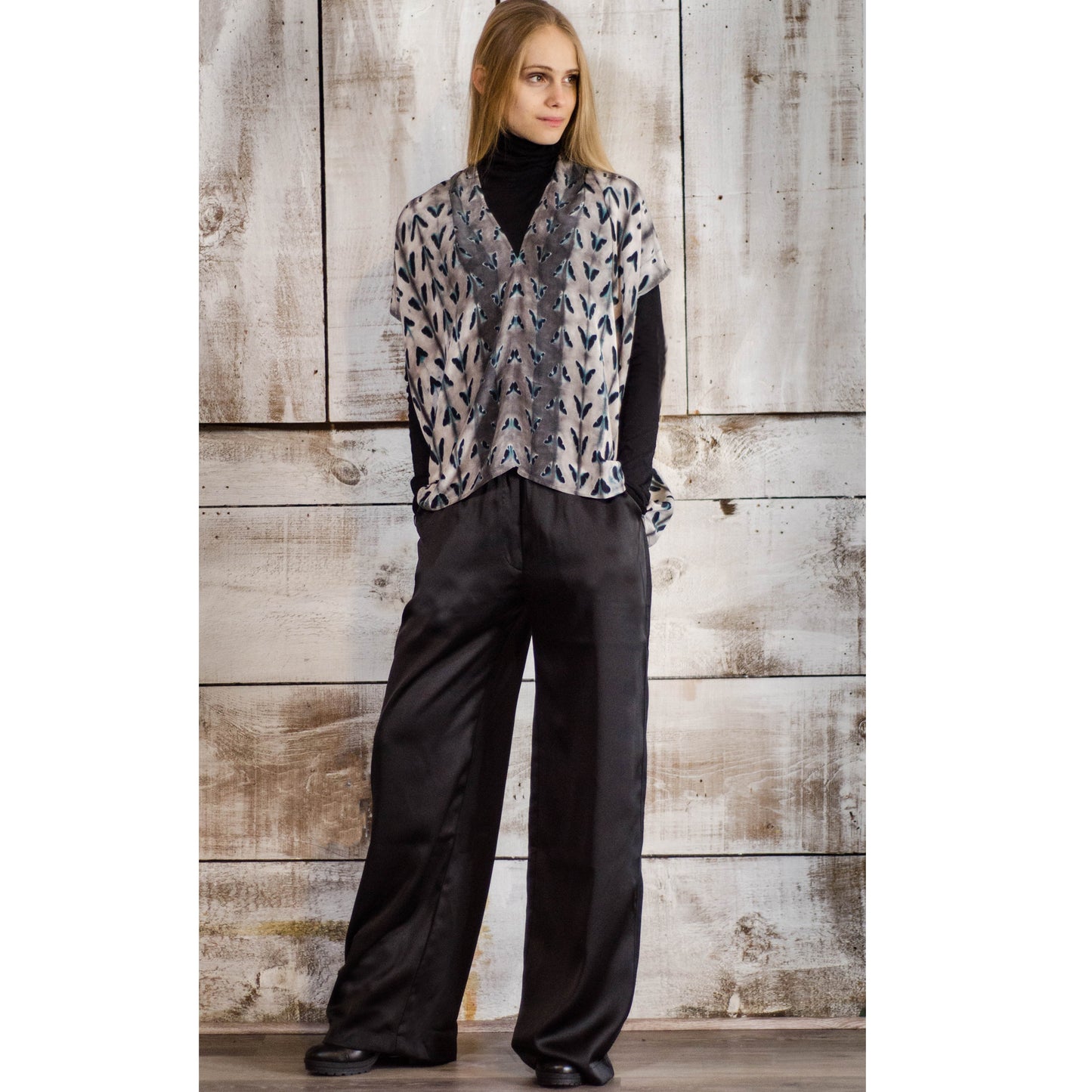 Laura Siegel Collection - Oversize Silk top