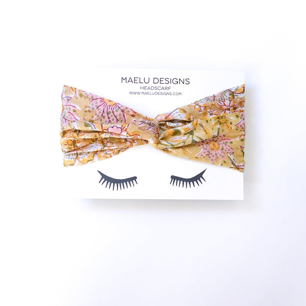 Maelu designs Headscarf Harlowe print