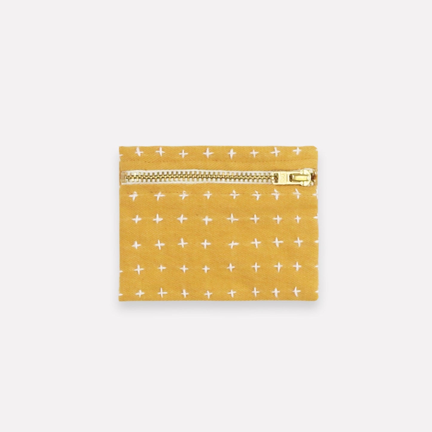 Anchal Project cross stitch zip pouch