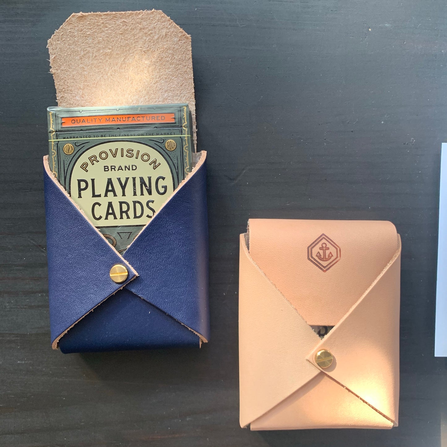 Son of a Sailor Leather case with playing card set