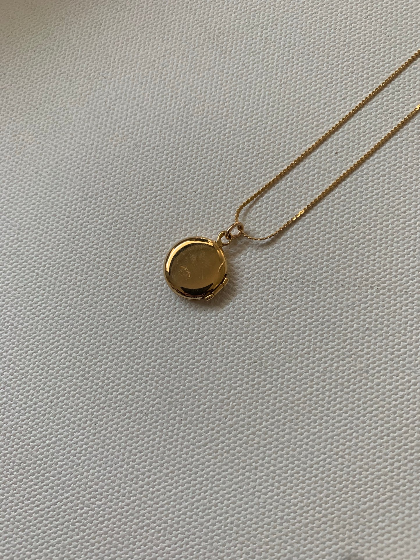 Stone Cooper vintage Petite locket necklace