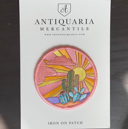 Antiquaria Embroidered Patch Sunset