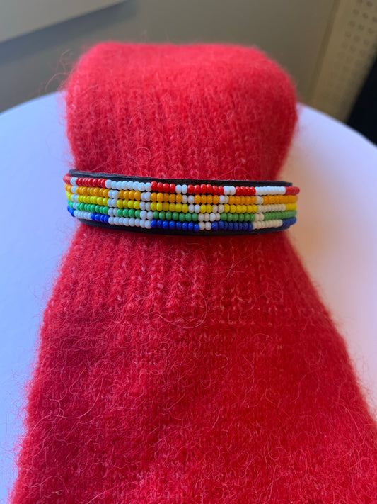 LOVE is Project - Rainbow LOVE bead bracelet