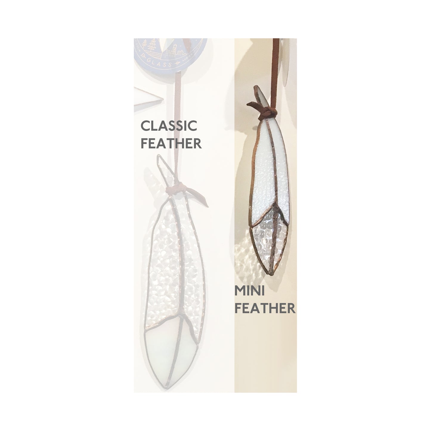 Colin Adrian Glass Mini feather