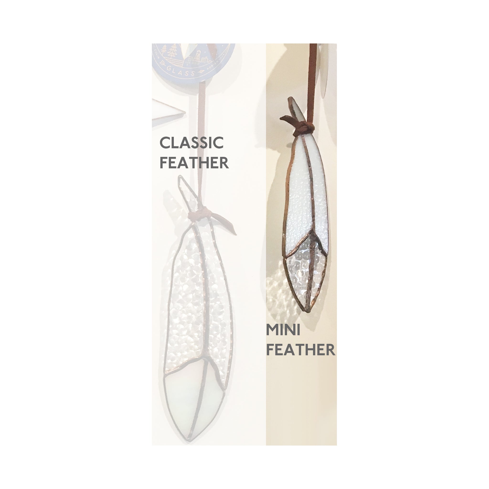 Colin Adrian Glass Mini feather