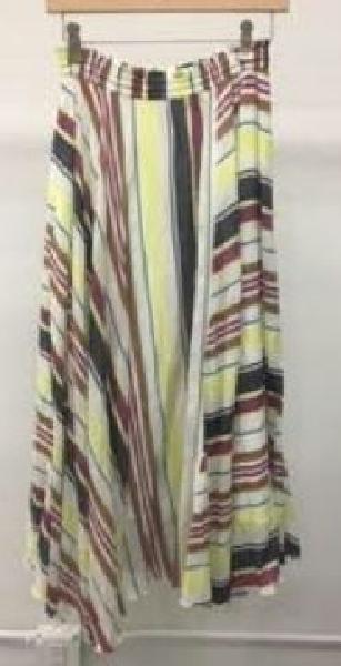 Ne Quittez Pas Voile Multi Stripe Skirt